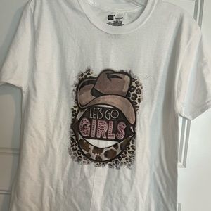 Hanes size small women’s T Shirt, off white